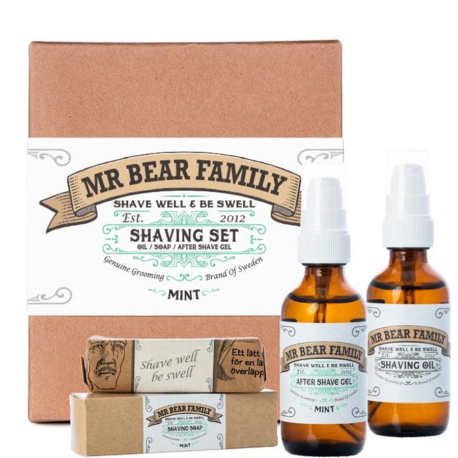 Parranajo Mr Bear Family | Shaving Set Minttu Mbf