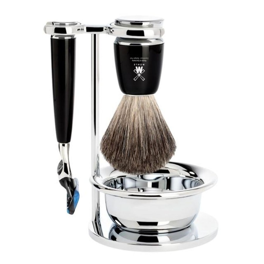 Parranajo Muhle - Hans-Jürgen Müller GmbH & Co. KG | Shaving Set Rytmo Black