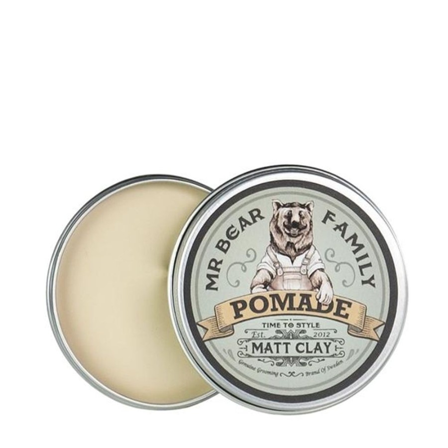 Hiukset Mr Bear Family | Pomade Matt Clay Travel Size 30G