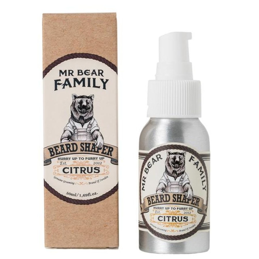 Parranhoito Mr Bear Family | Partavoide Beard Shaper Citrus 50Ml