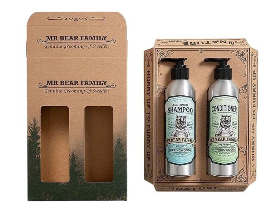 Hiukset Mr Bear Family | Wash Kit Shampoo & Hoitoaine