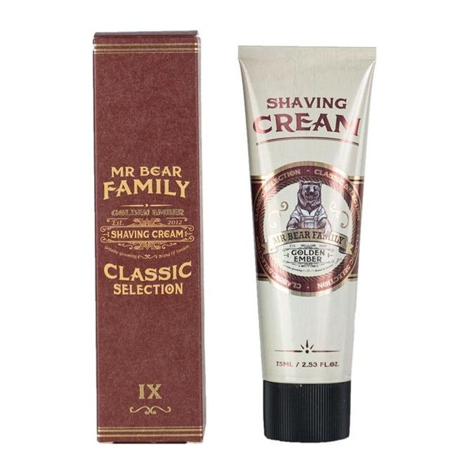 Parranajo Mr Bear Family | Shaving Cream Golden Ember 75Ml