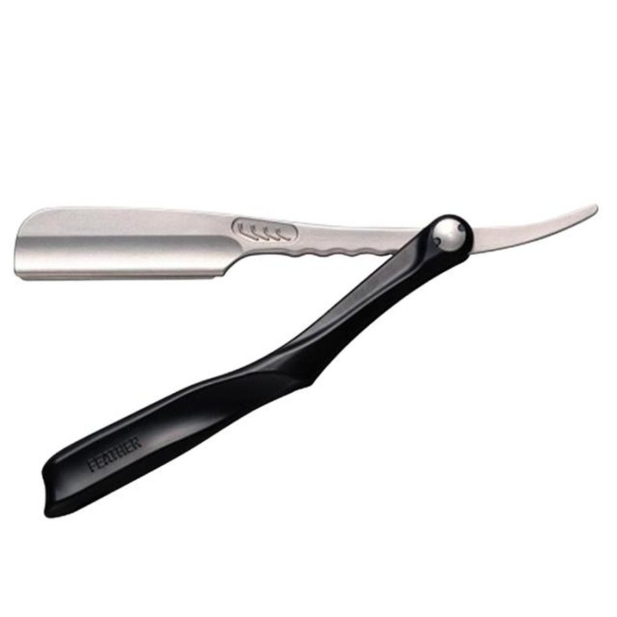 Parranajo Barber Supplier | Ss Folding Razor Black