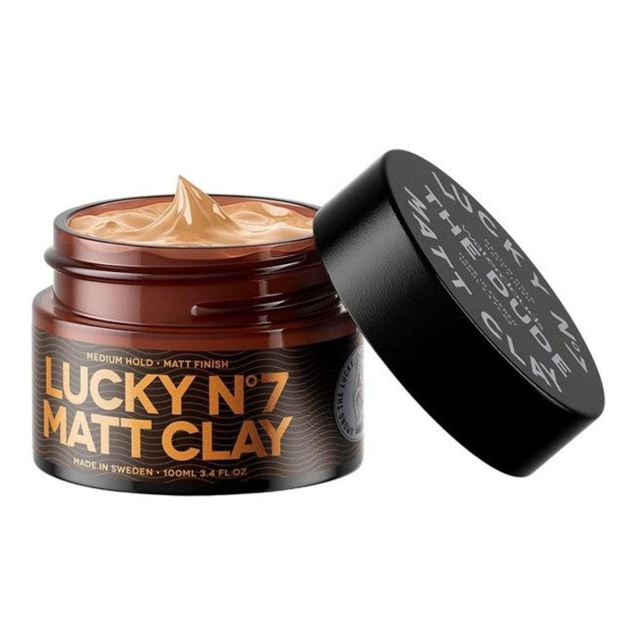 Hiukset Waterclouds - Inzo Lars Brat AB | Lucky No 7 Matt Clay 100Ml